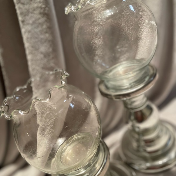 ‼️3/$33‼️ ✨🍶Glass Candle holders🍶✨ - Picture 4 of 5